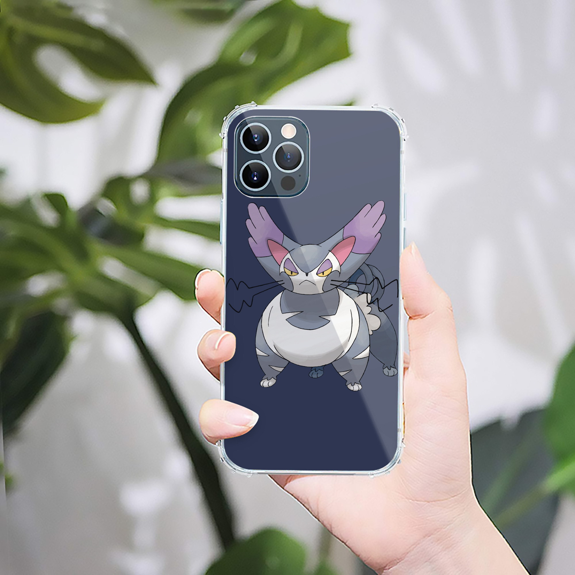 （画像用） ポケットモンスター Pokémon 【iPhone 12シリーズ対応】透明スマホケース（クリアソフトケース）
